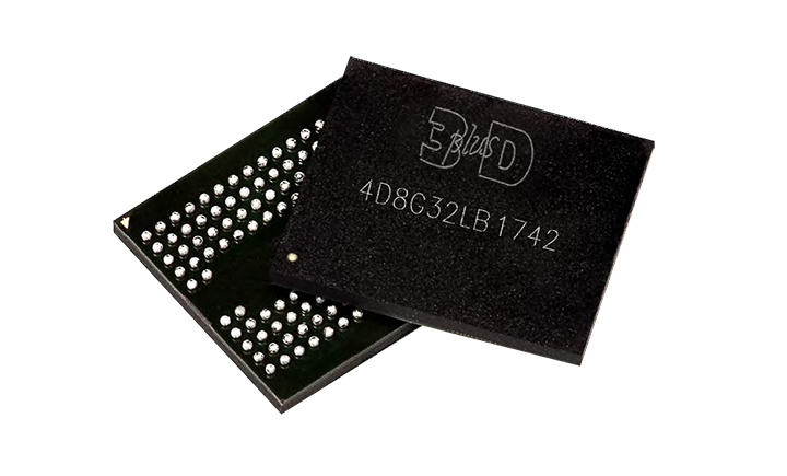 Модуль высокоскоростной индустриальной ОЗУ типа DDR4 SDRAM объемом 8 Гб с шиной данных 32 бит для ответственных применений, разработанный компанией 3D PLUS